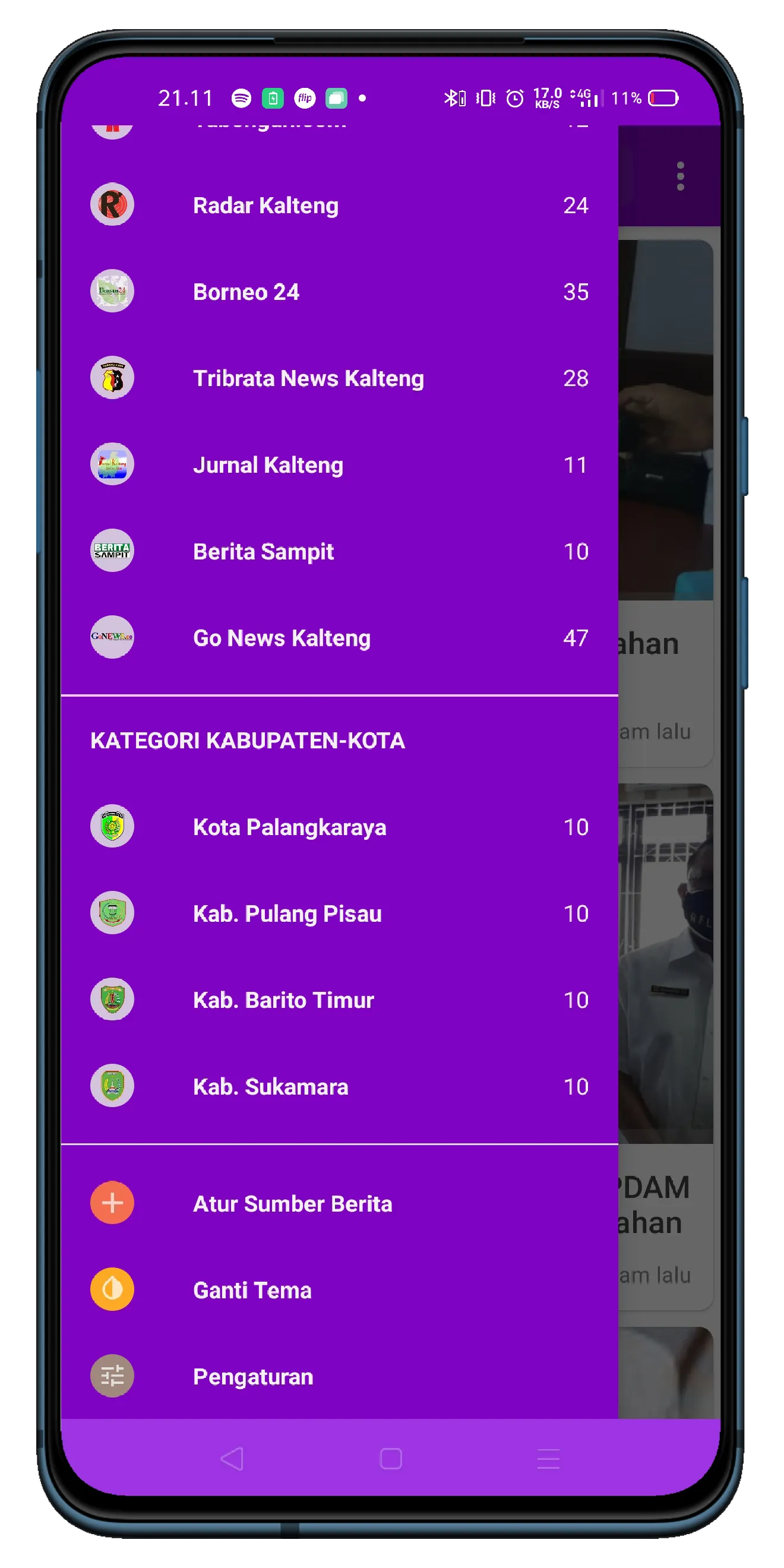 Berita Kalteng (Berita Kaliman | Indus Appstore | Screenshot