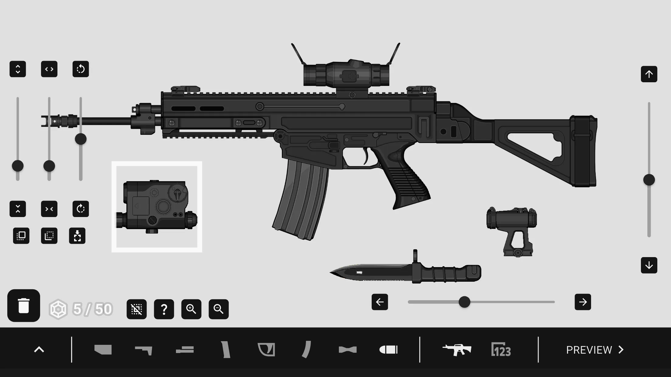 Gun Maker - pimp my weapon | Indus Appstore | Screenshot