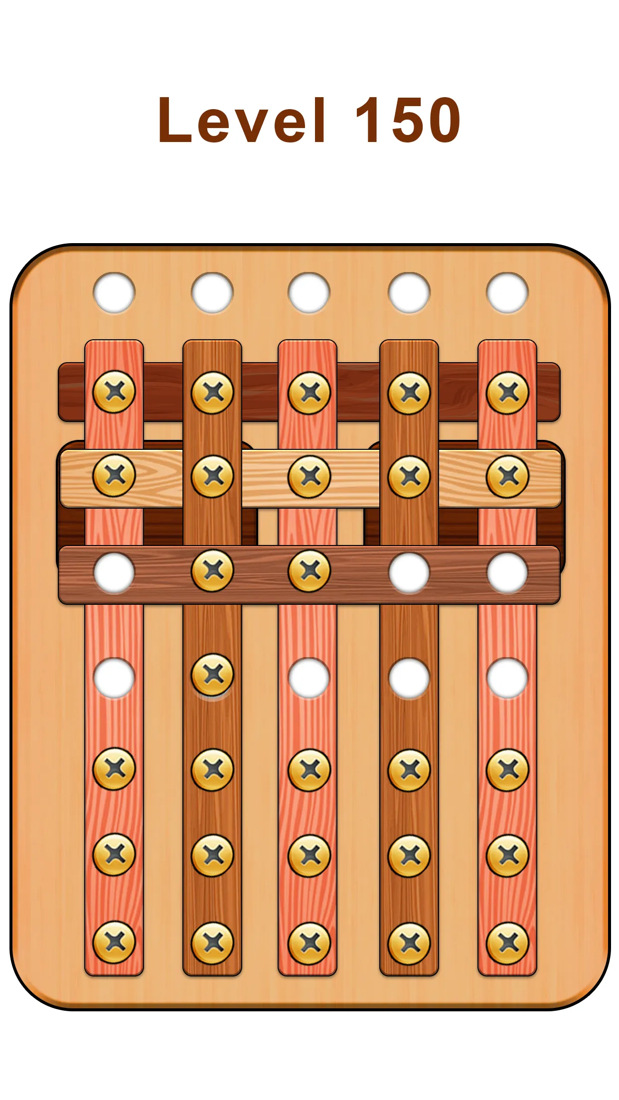 Wood Nuts & Bolts Screw Puzzle | Indus Appstore | Screenshot