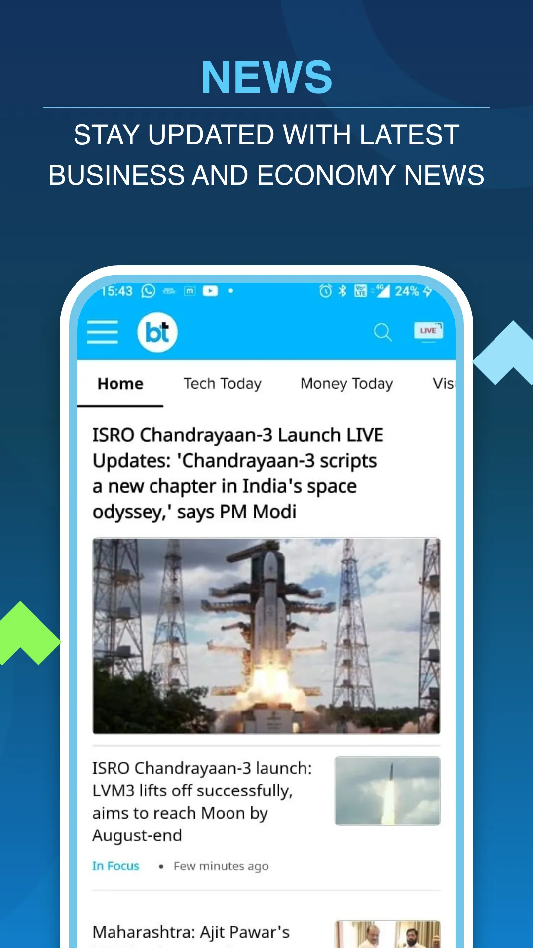 Business Today: Business News | Indus Appstore | Screenshot