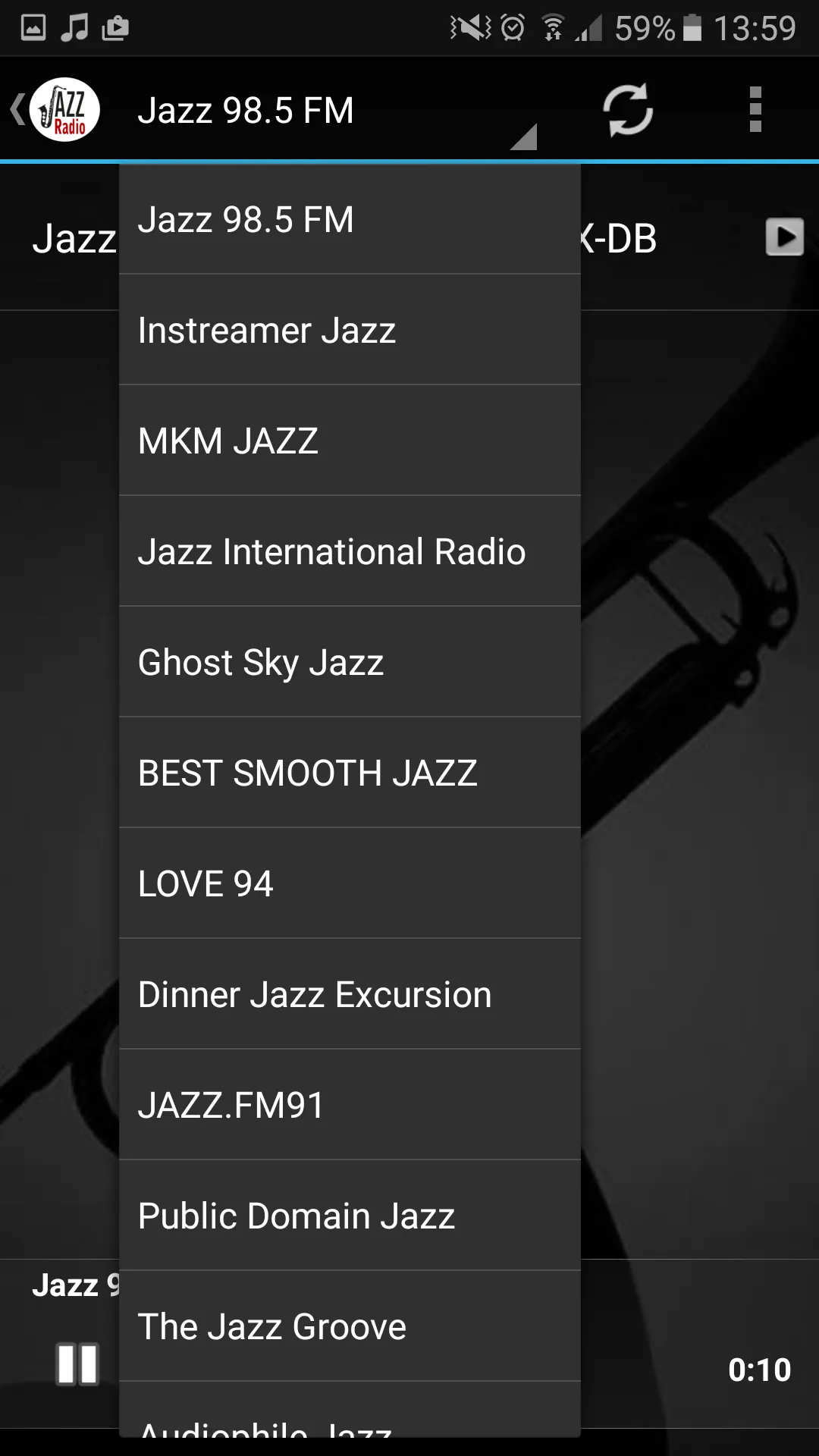 Jazz Radio | Indus Appstore | Screenshot