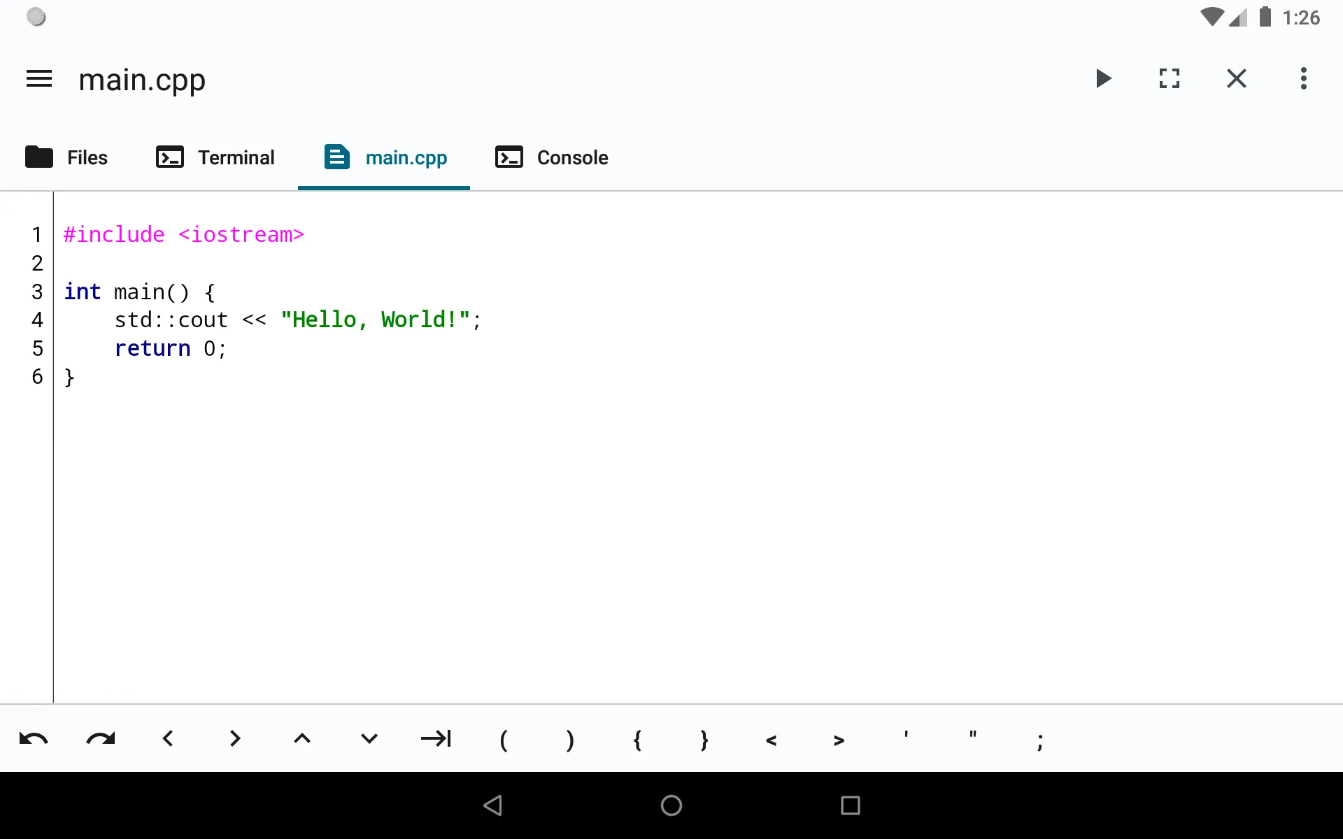 CxStudio - C/C++ IDE | Indus Appstore | Screenshot