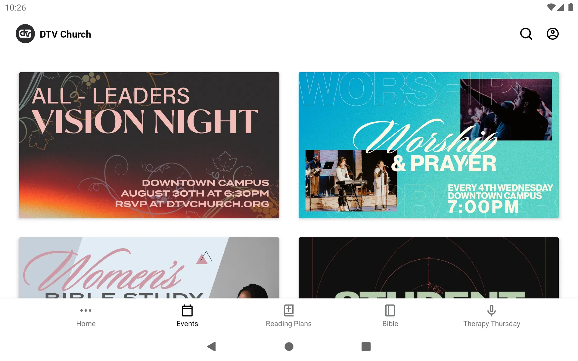 Downtown Vineyard Church | Indus Appstore | Screenshot