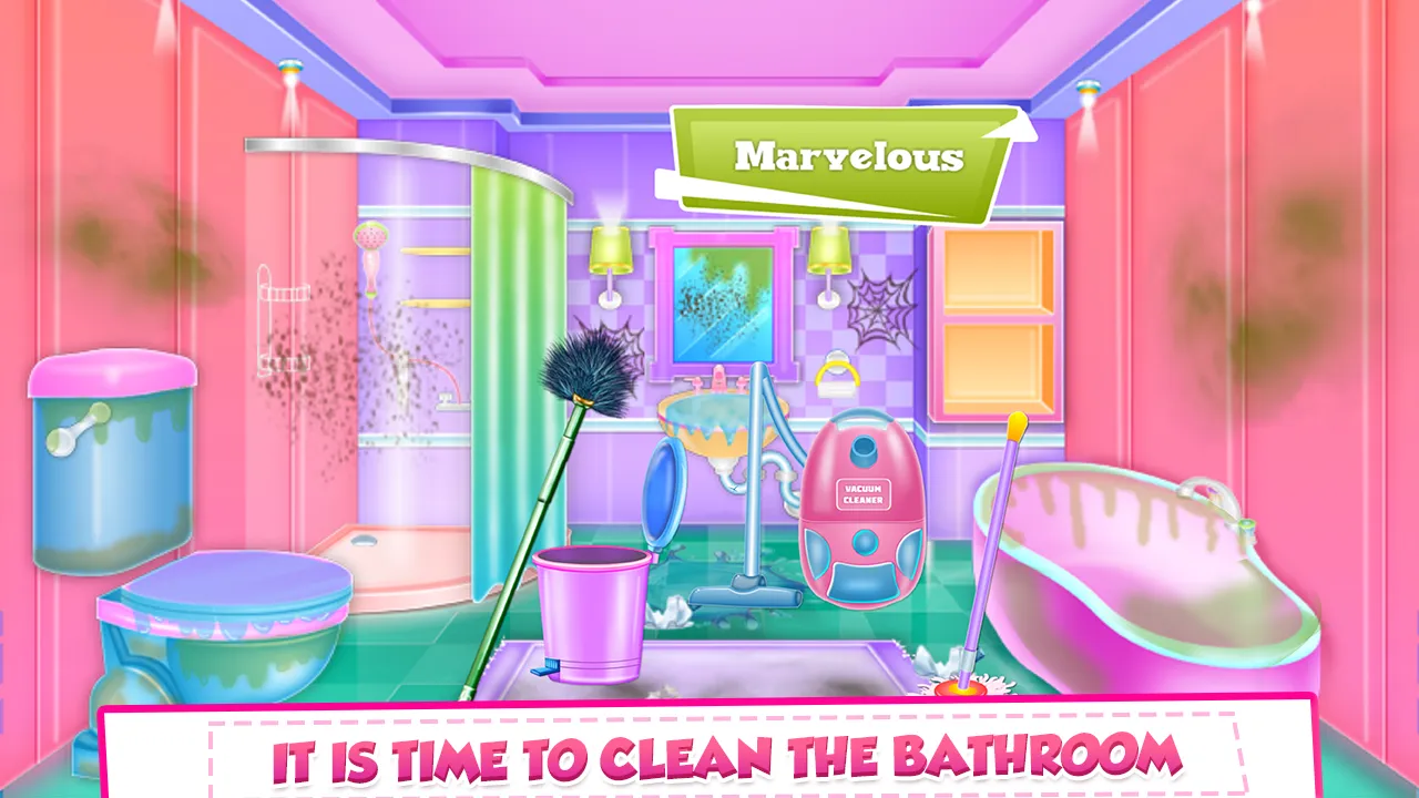 Bathroom Cleaning Time | Indus Appstore | Screenshot