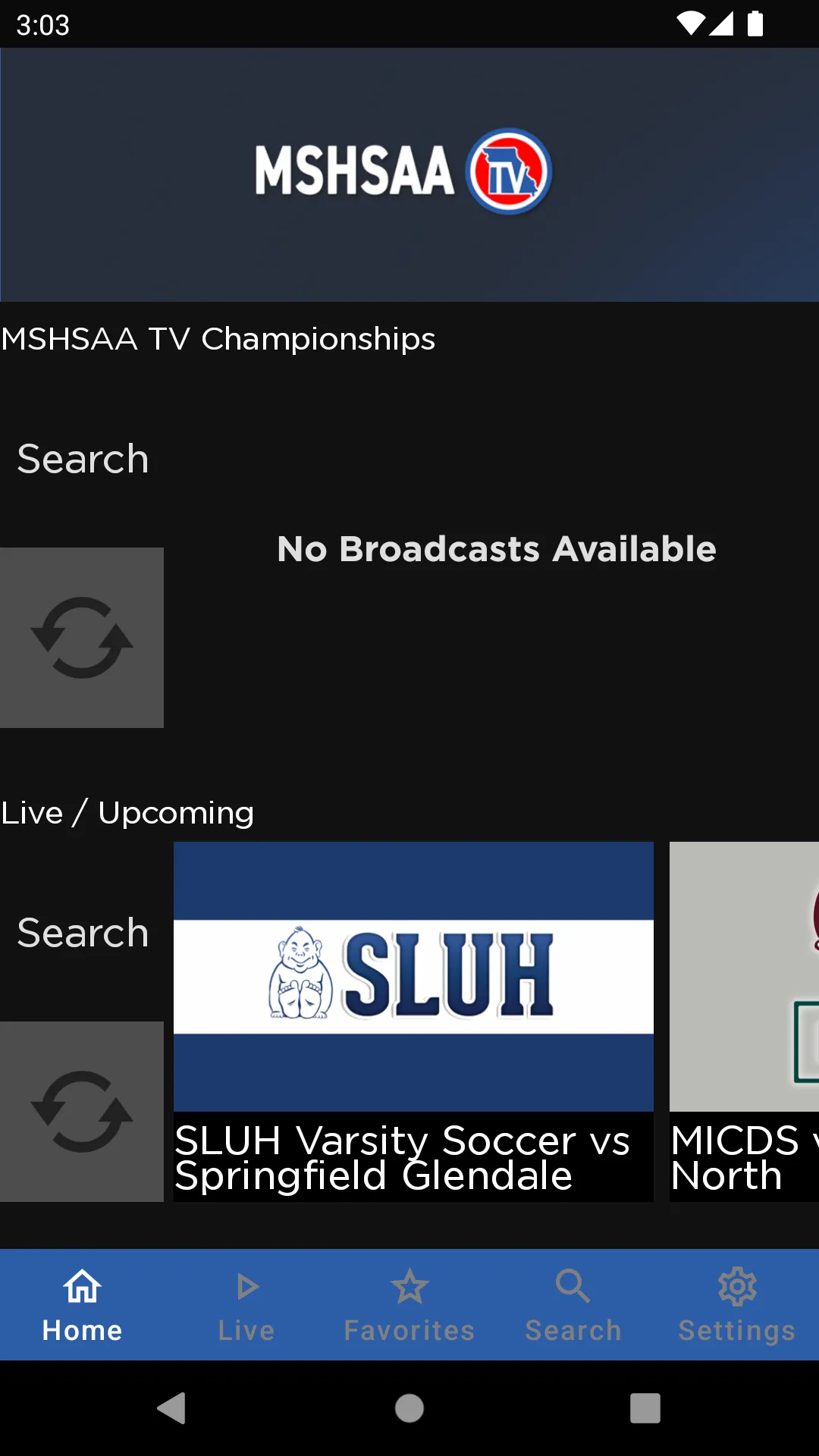 MSHSAA TV | Indus Appstore | Screenshot