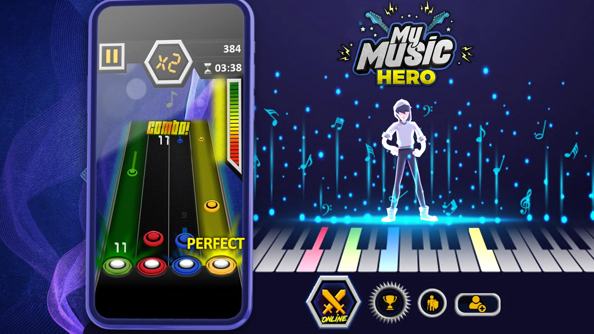 Guitar Hero Mobile: Music Game | Indus Appstore | Screenshot