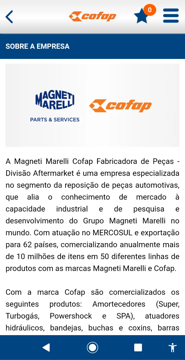 Magneti Marelli Cofap-Catálogo | Indus Appstore | Screenshot