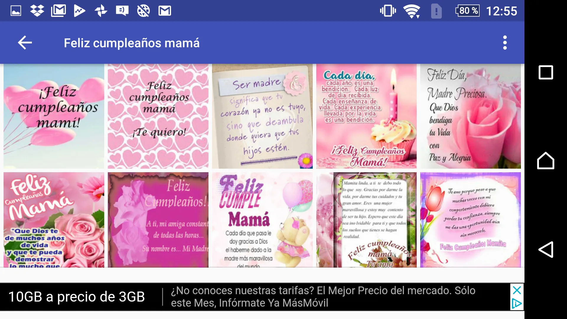 Mamá es única Gran Cumpleaños | Indus Appstore | Screenshot