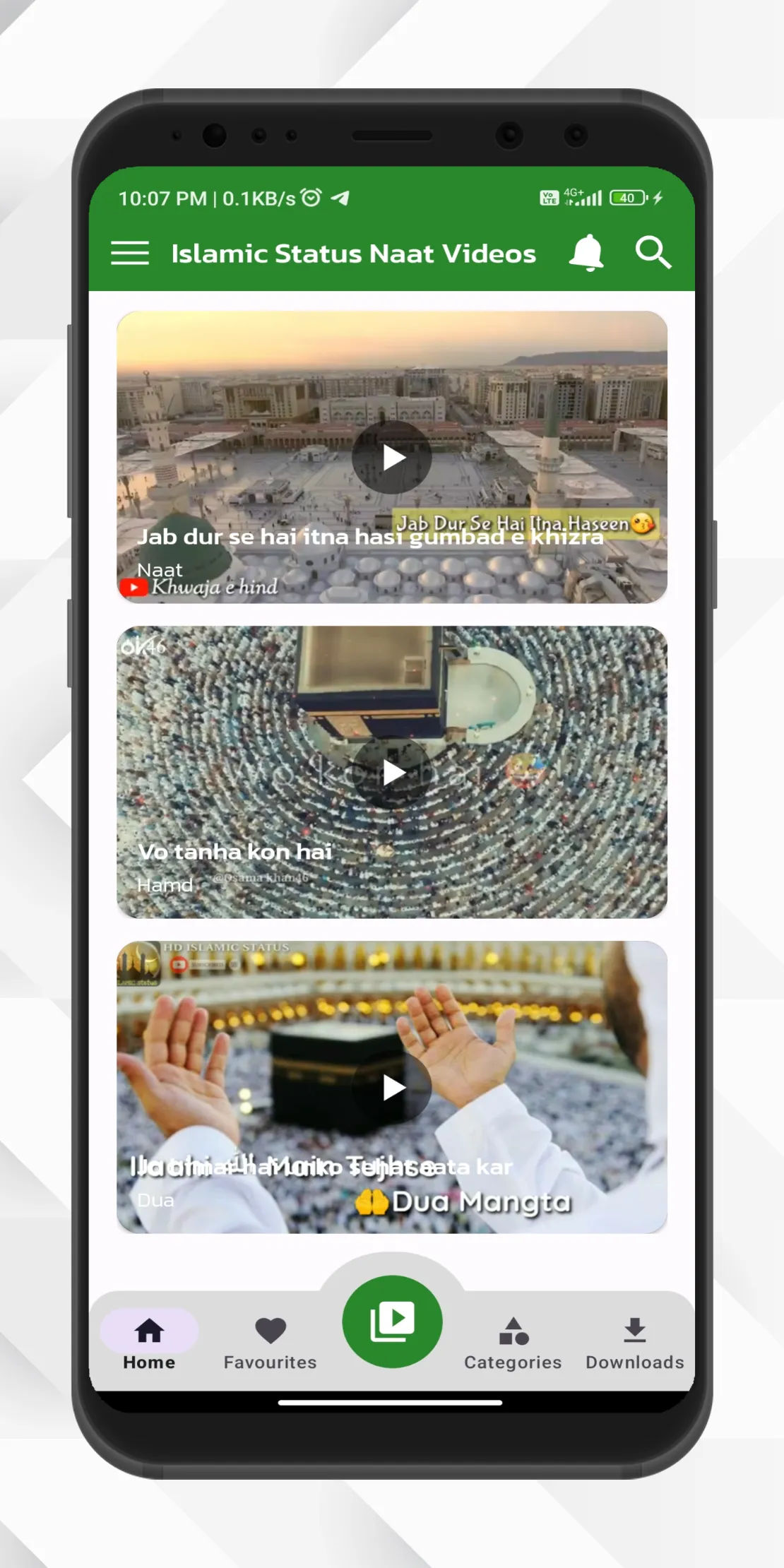 Islamic Video Status Naat Zikr | Indus Appstore | Screenshot