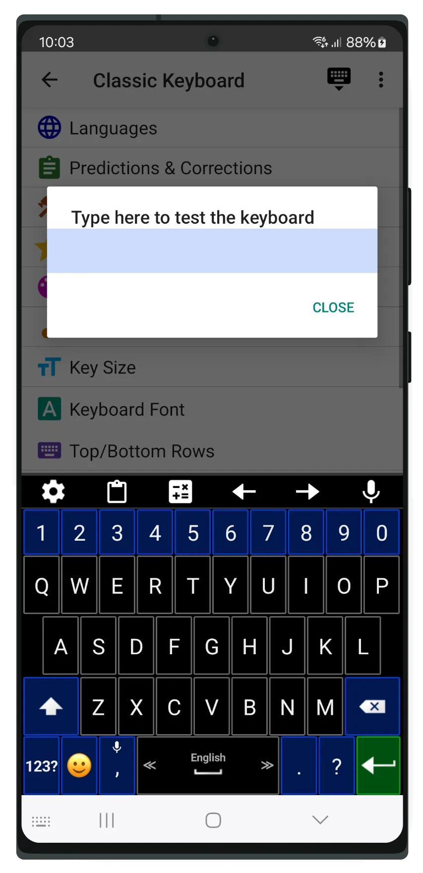 Classic Big Keyboard | Indus Appstore | Screenshot