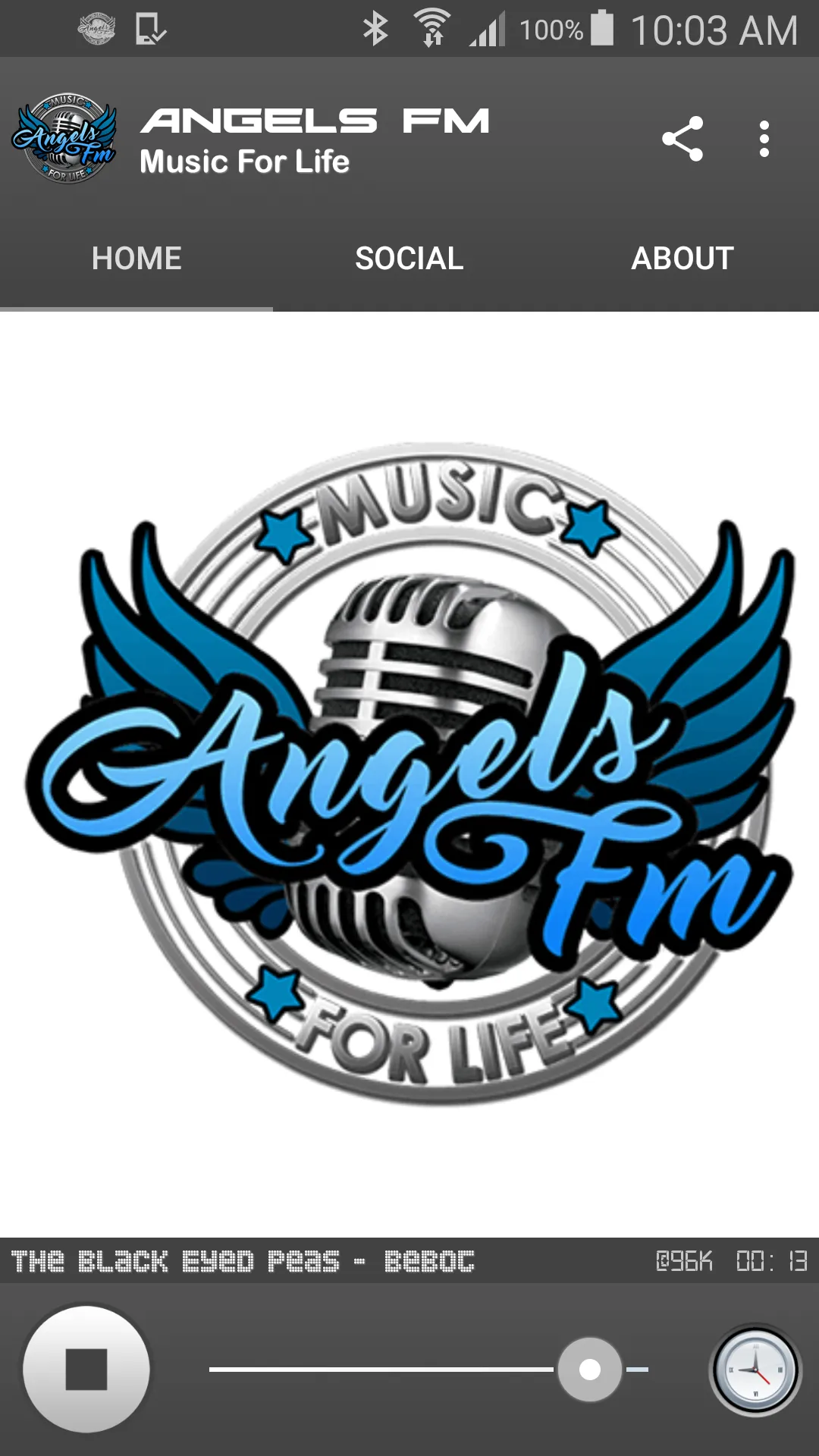 Angels FM | Indus Appstore | Screenshot