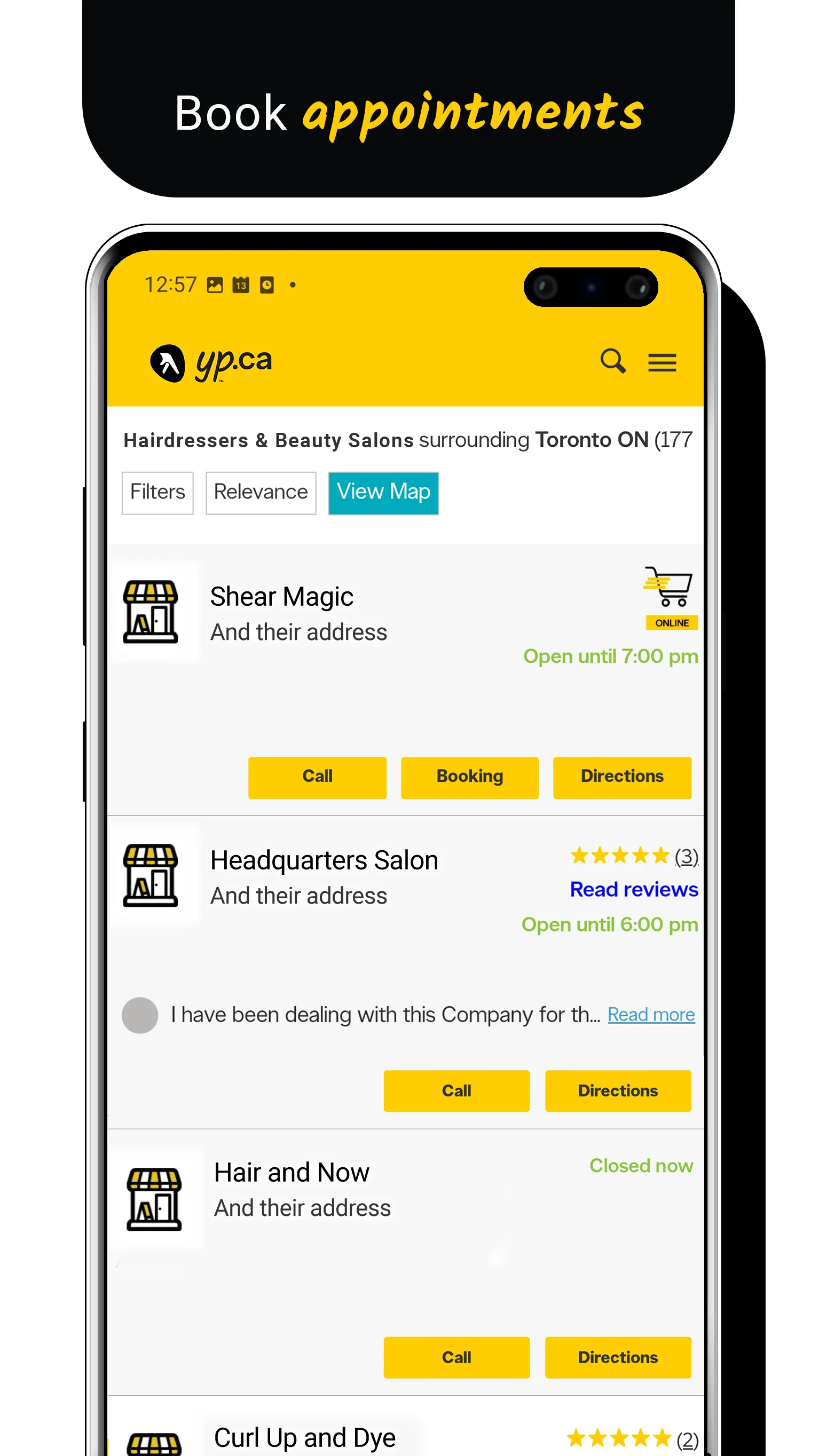 Yellow Pages Canada | Indus Appstore | Screenshot