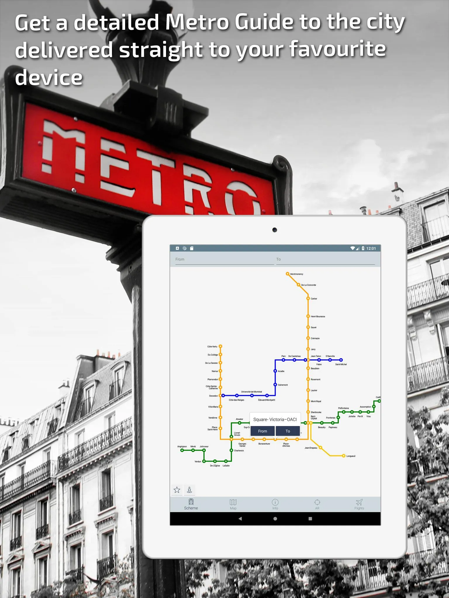 Montreal Metro Guide & Planner | Indus Appstore | Screenshot