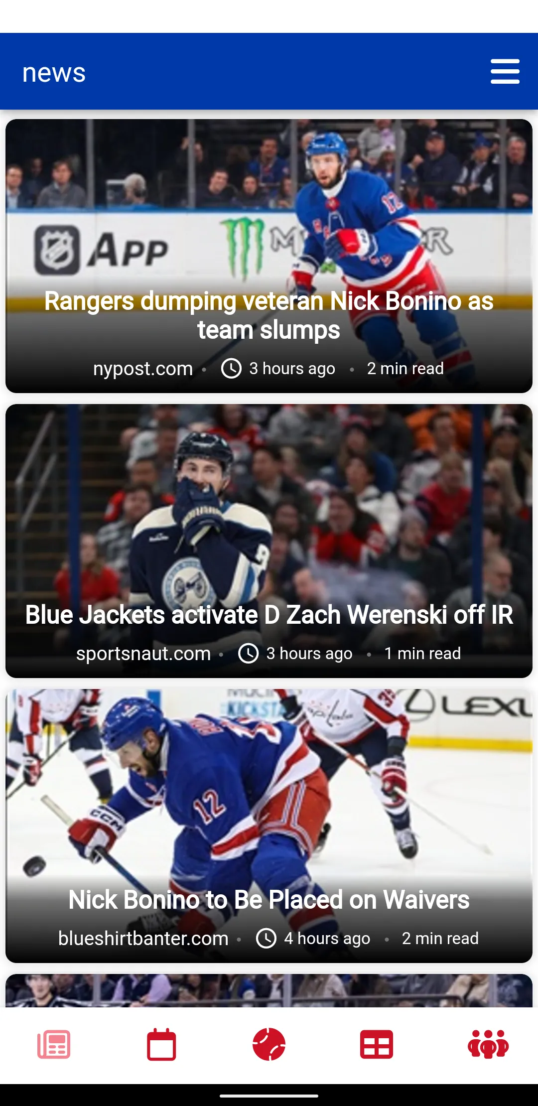 New York Hockey - Rangers Ed. | Indus Appstore | Screenshot