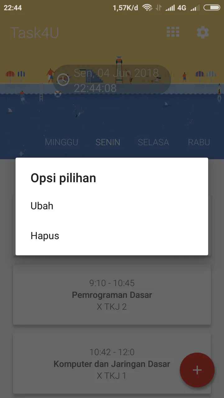 Jadwal Sekolah - Task4U | Indus Appstore | Screenshot