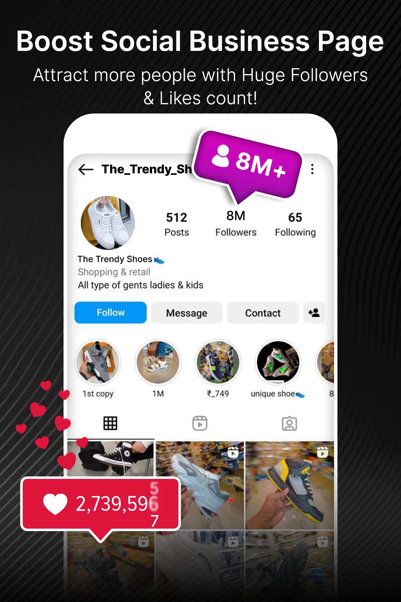 Follower Plus, Likes & Views | Indus Appstore | Screenshot