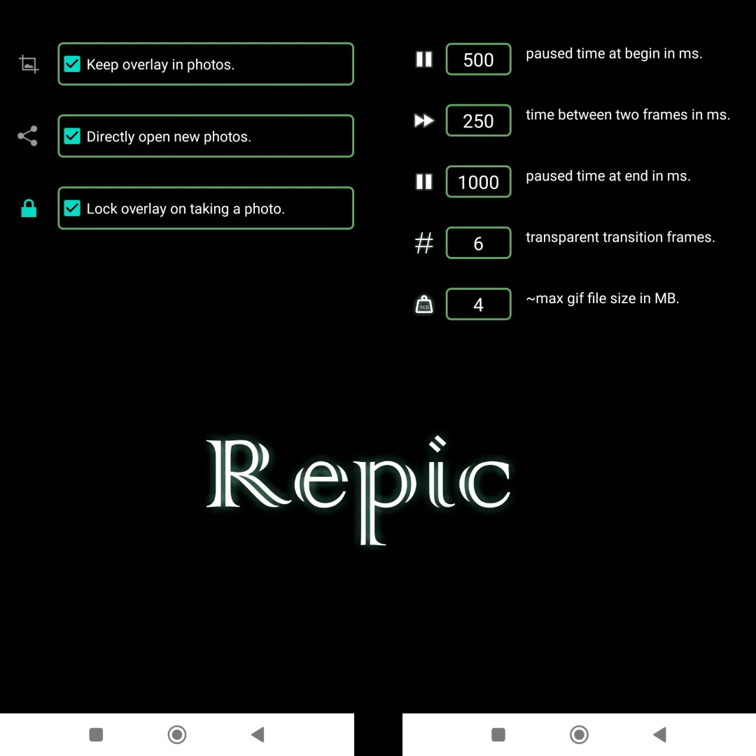 Repic - Camera Overlay | Indus Appstore | Screenshot