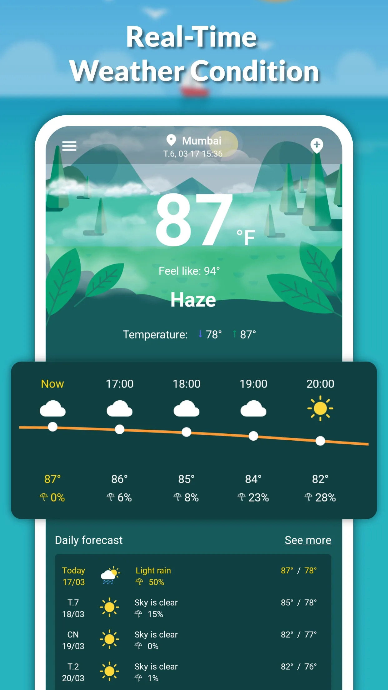 Live weather: Forecast, widget | Indus Appstore | Screenshot