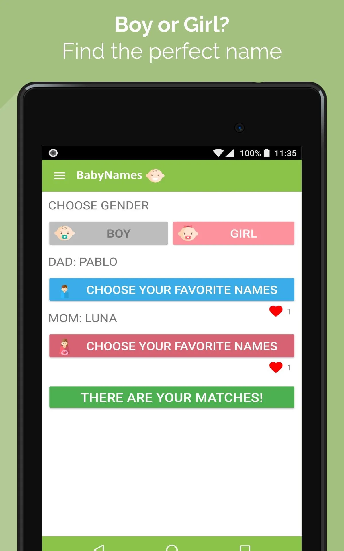 BabyNames: Spanish baby names | Indus Appstore | Screenshot