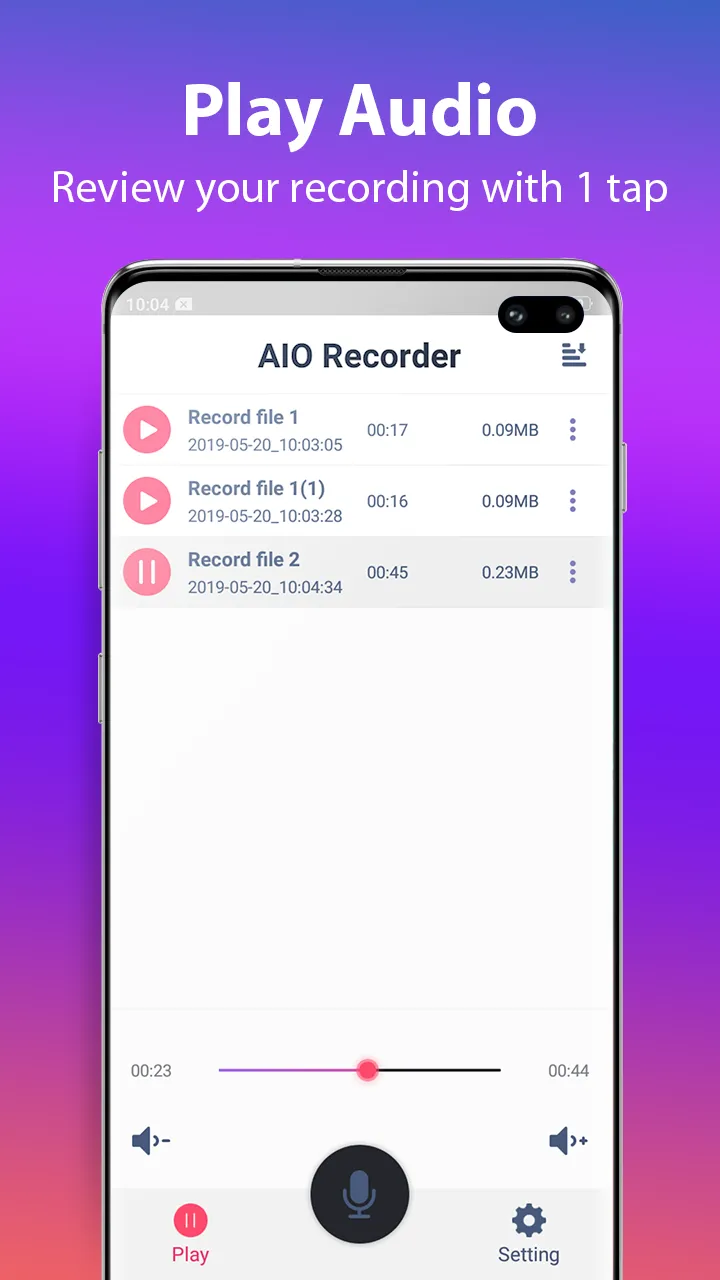 Voice Recorder High Quality | Indus Appstore | Screenshot