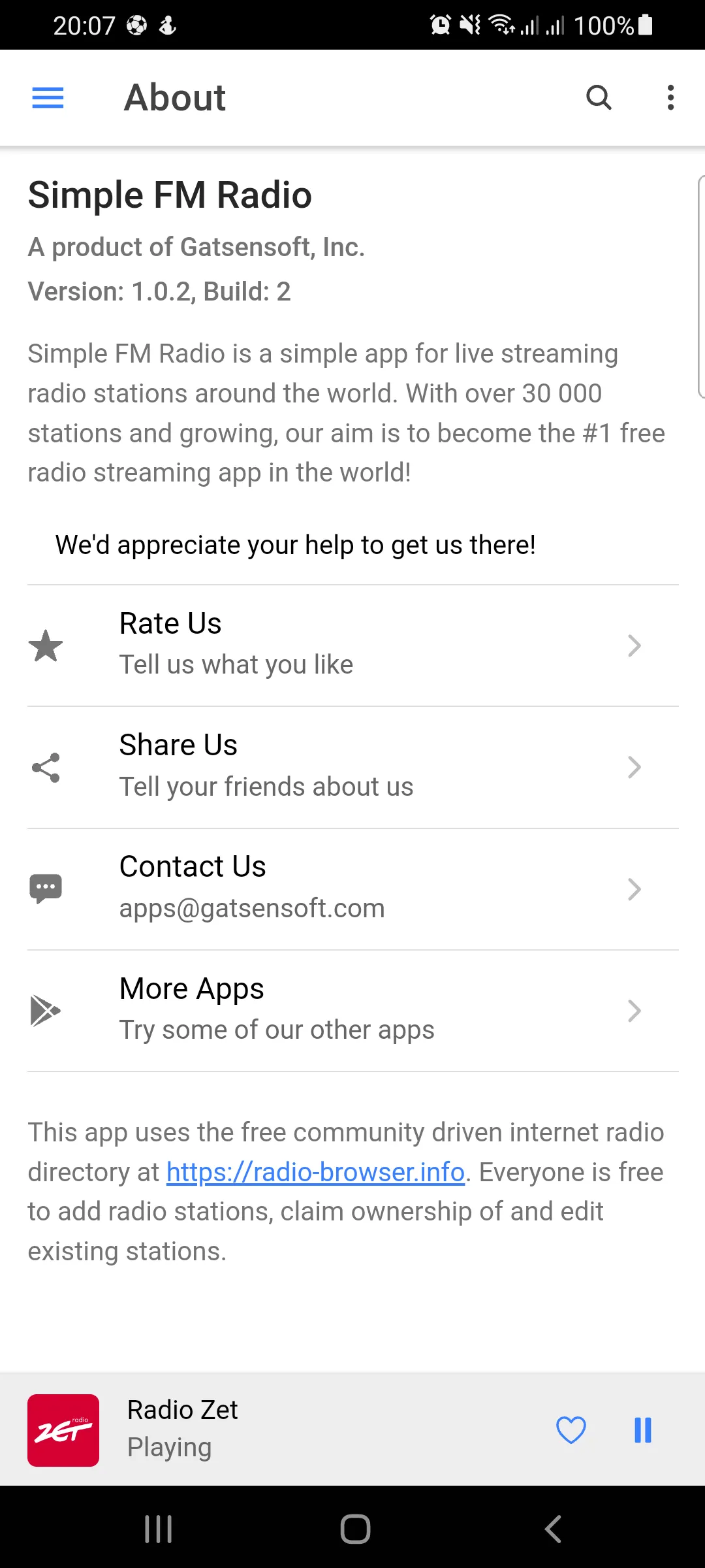 Simple FM Radio | Indus Appstore | Screenshot