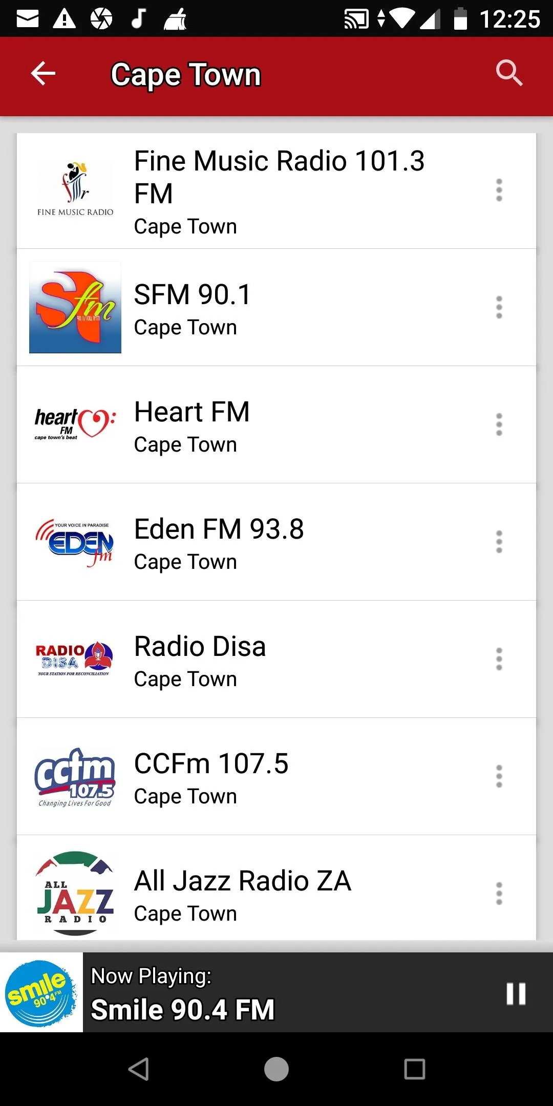 Cape Town Radio Stations | Indus Appstore | Screenshot