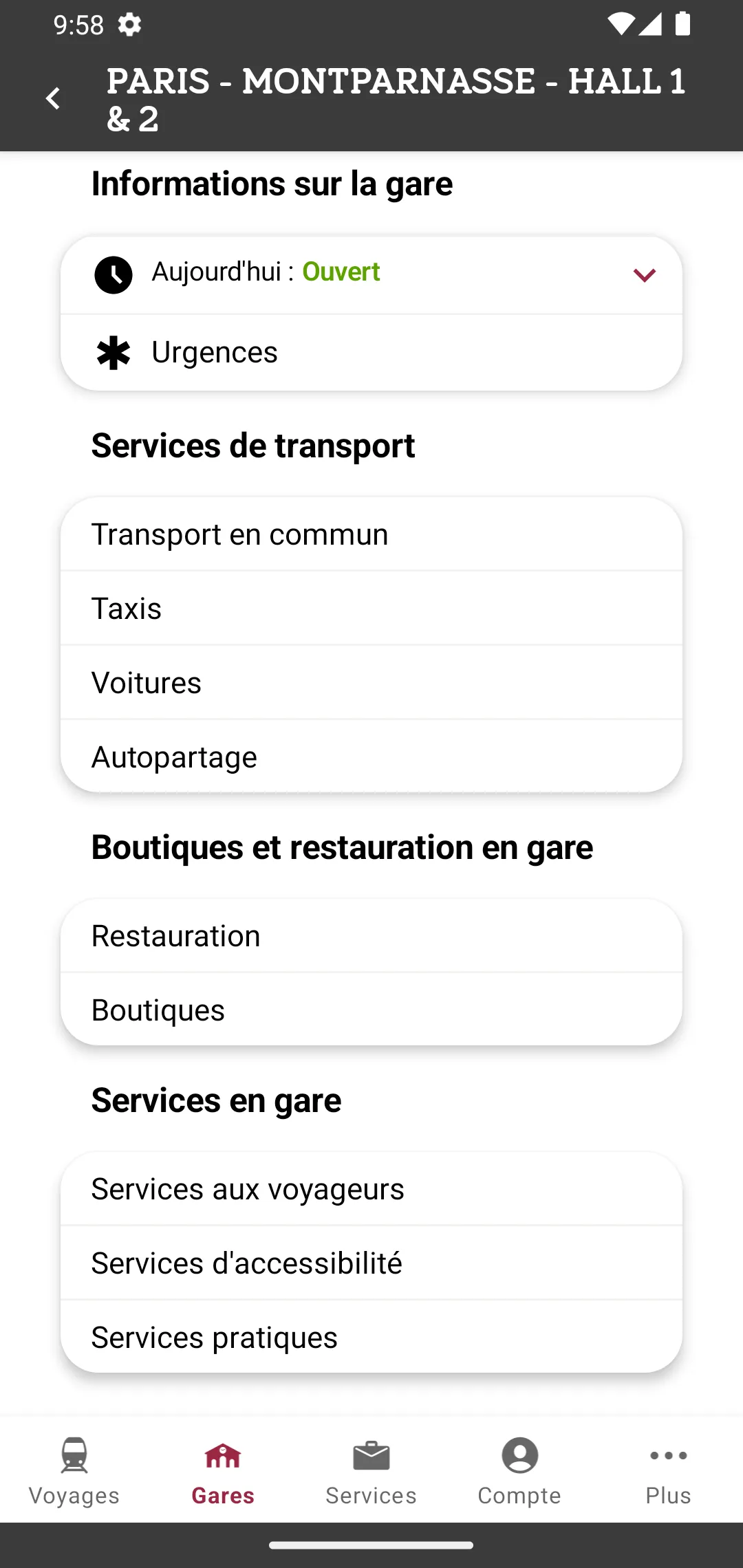 TGV INOUI PRO | Indus Appstore | Screenshot