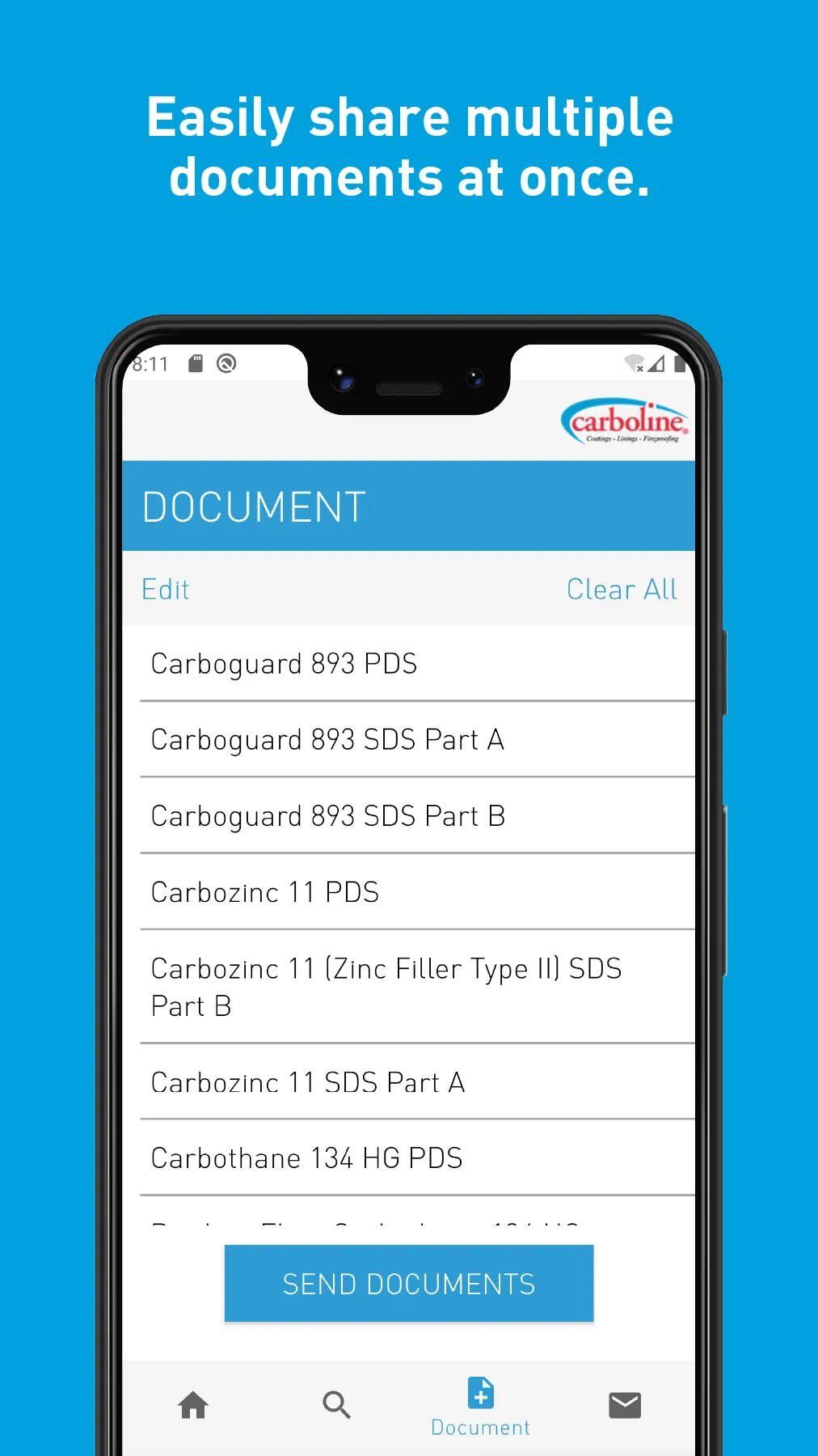 Carboline Mobile App | Indus Appstore | Screenshot