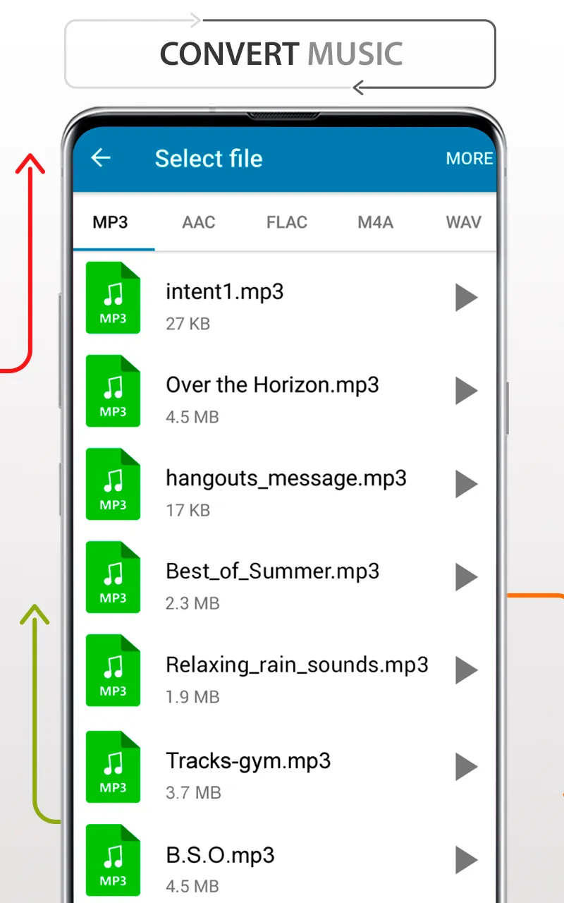 Files Converter music docs PDF | Indus Appstore | Screenshot