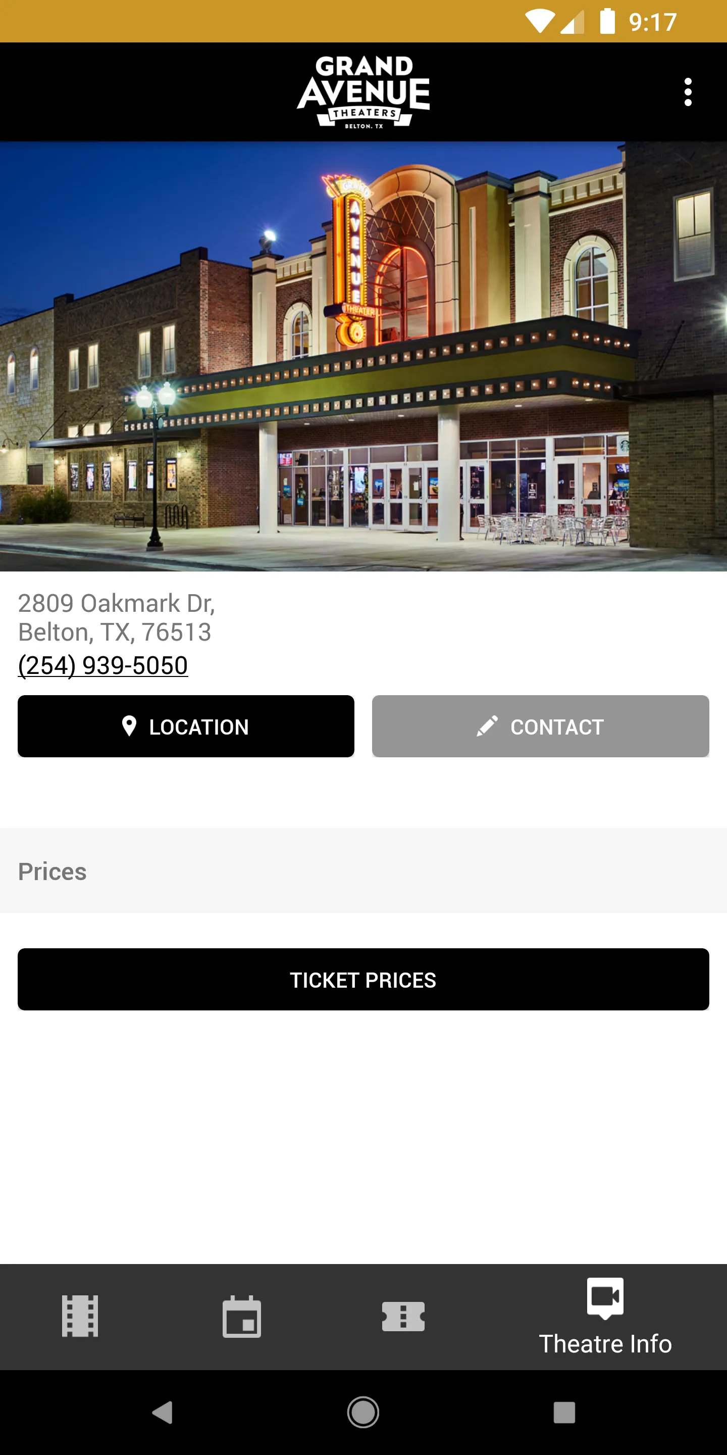 Grand Avenue Theaters - Belton | Indus Appstore | Screenshot