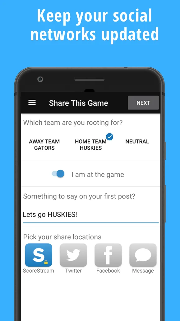 ScoreStream High School Sports | Indus Appstore | Screenshot