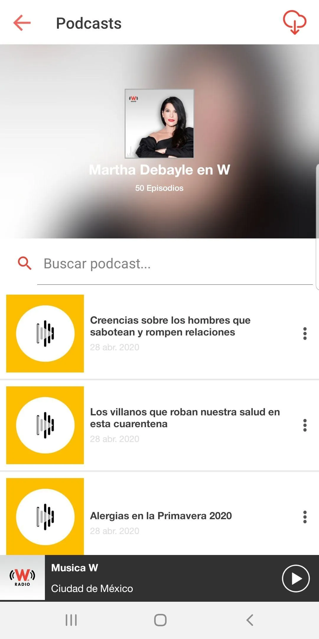 WRadio México | Indus Appstore | Screenshot