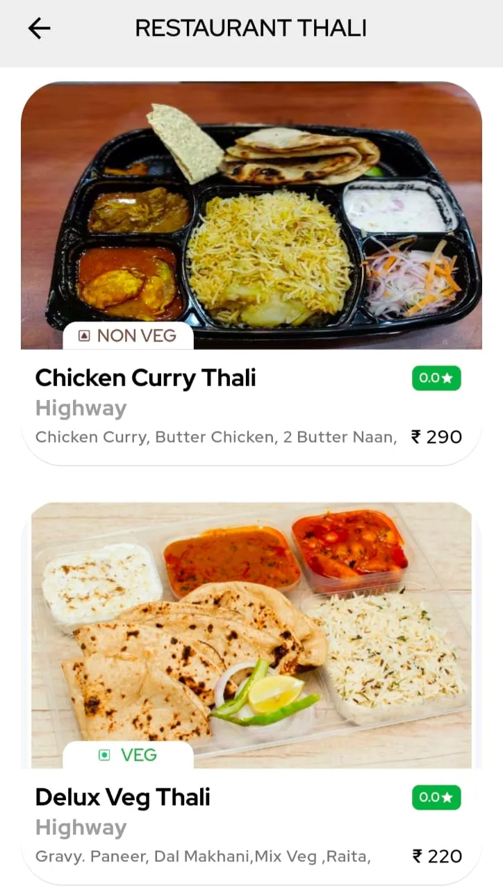 Order Thali | Indus Appstore | Screenshot