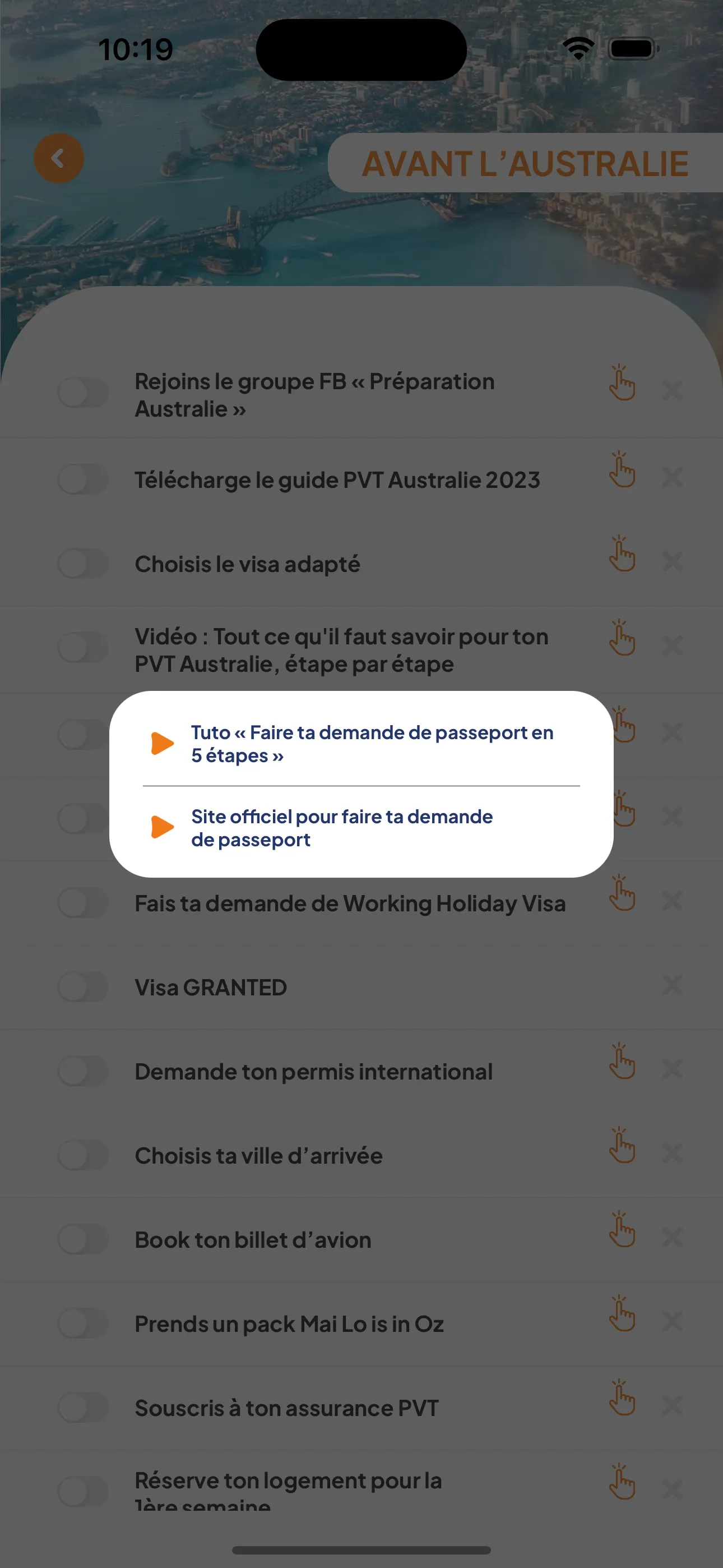 DépartAustralie | Indus Appstore | Screenshot