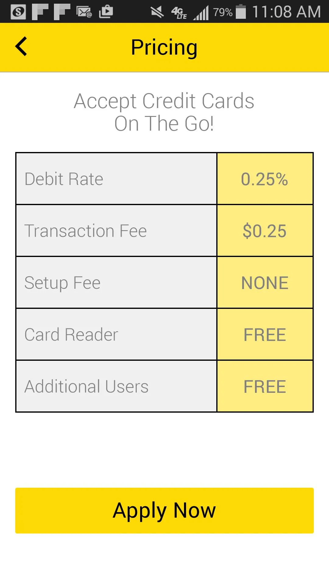 Credit Card Swiper | Indus Appstore | Screenshot