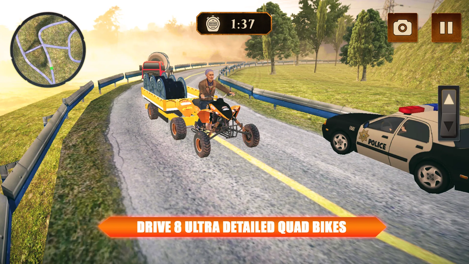 Offroad Quad Bike Transport 3D | Indus Appstore | Screenshot