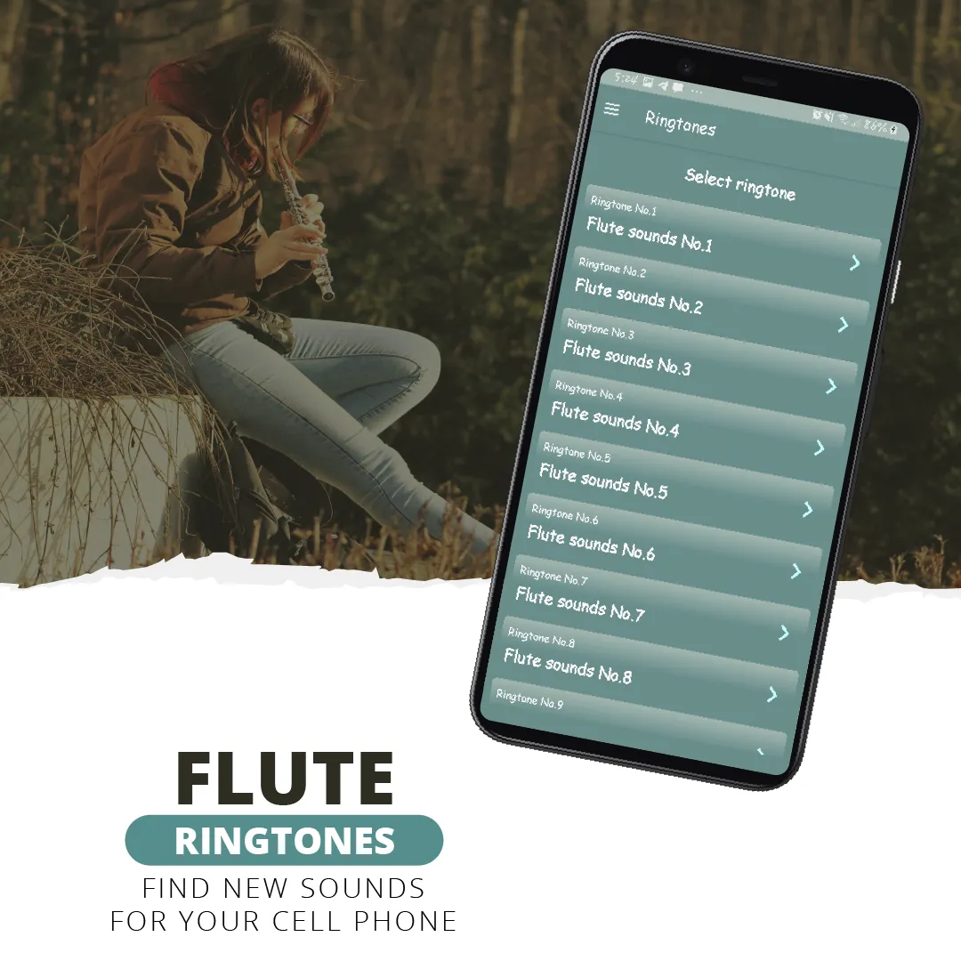 flute ringtones, flute sounds | Indus Appstore | Screenshot