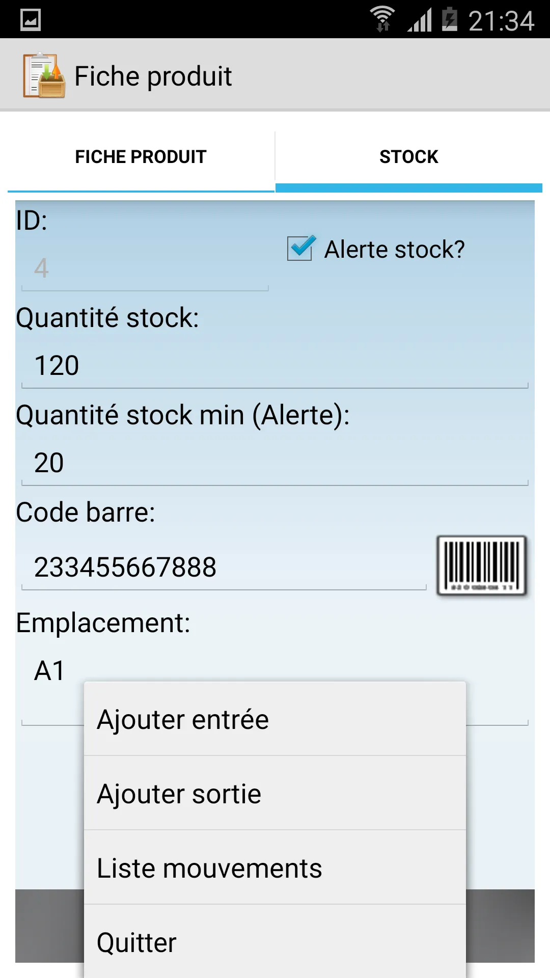 StockProManager Trial | Indus Appstore | Screenshot