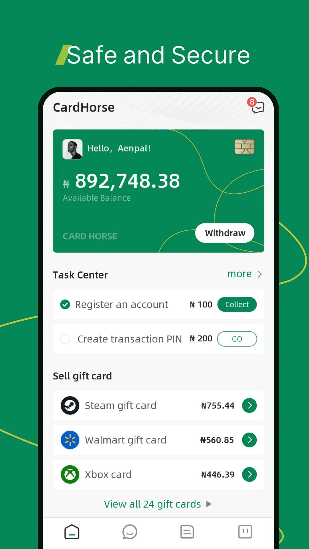 CardHorse-Sell Gift Cards | Indus Appstore | Screenshot