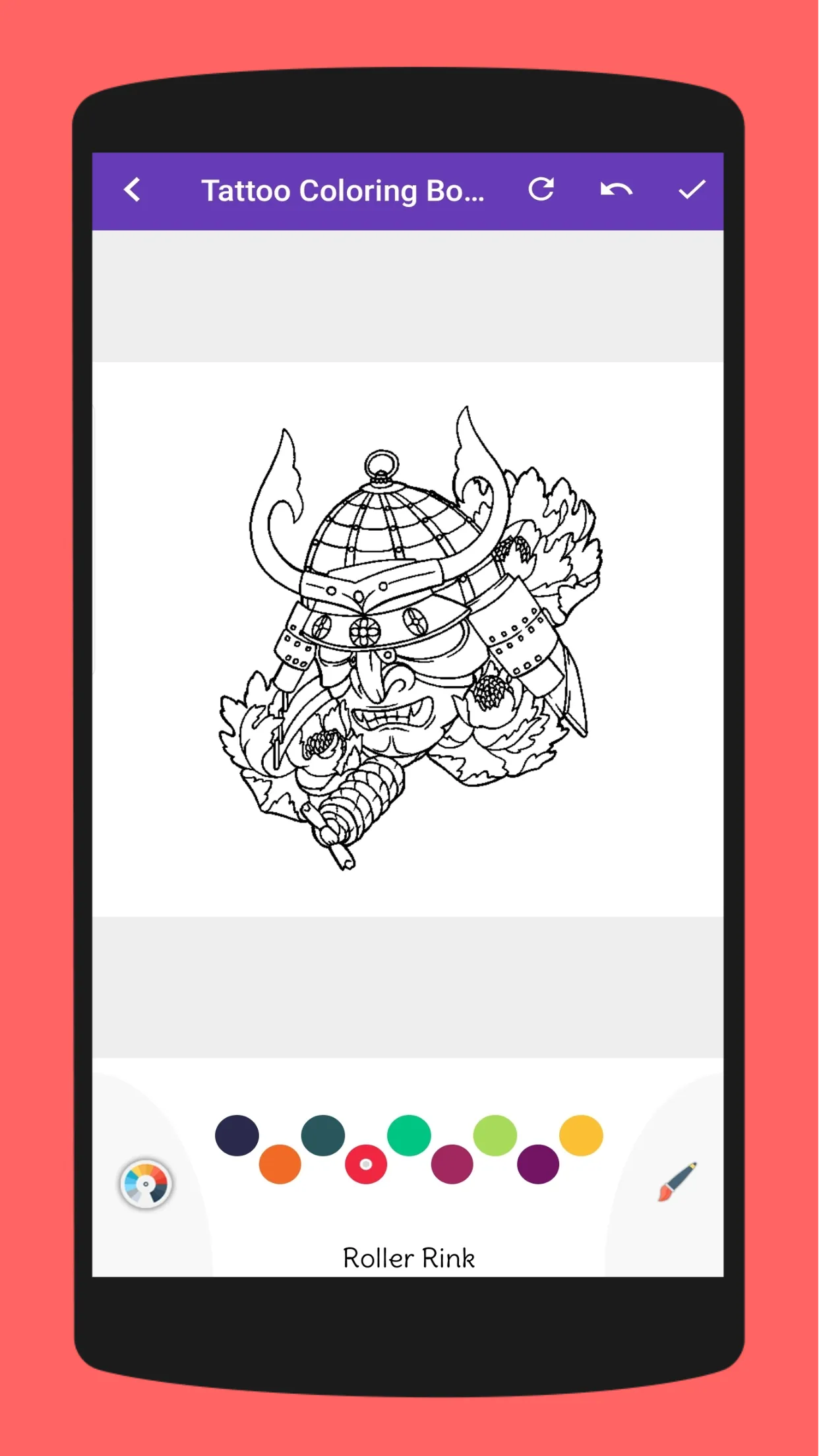 Tattoo Designs Coloring Book | Indus Appstore | Screenshot