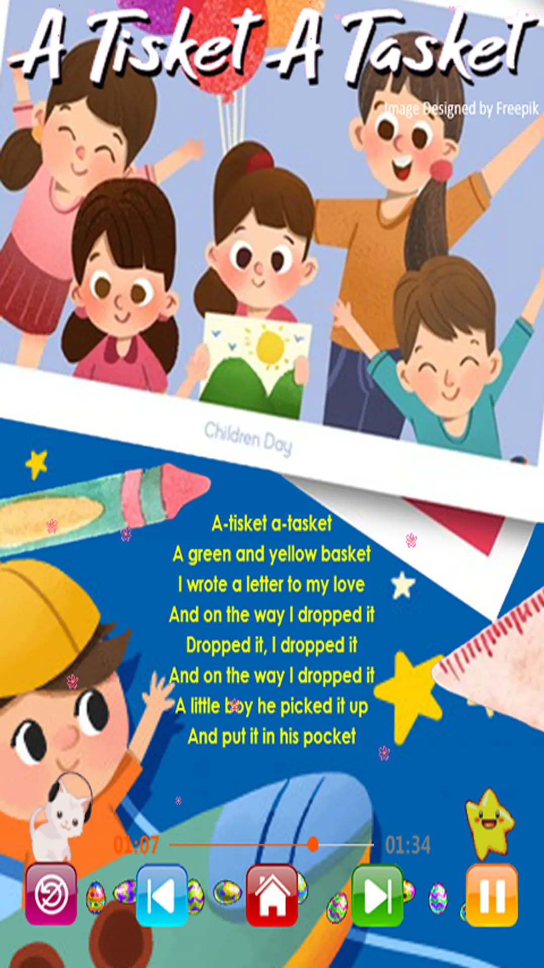 Kids Songs - Nursery Rhymes | Indus Appstore | Screenshot