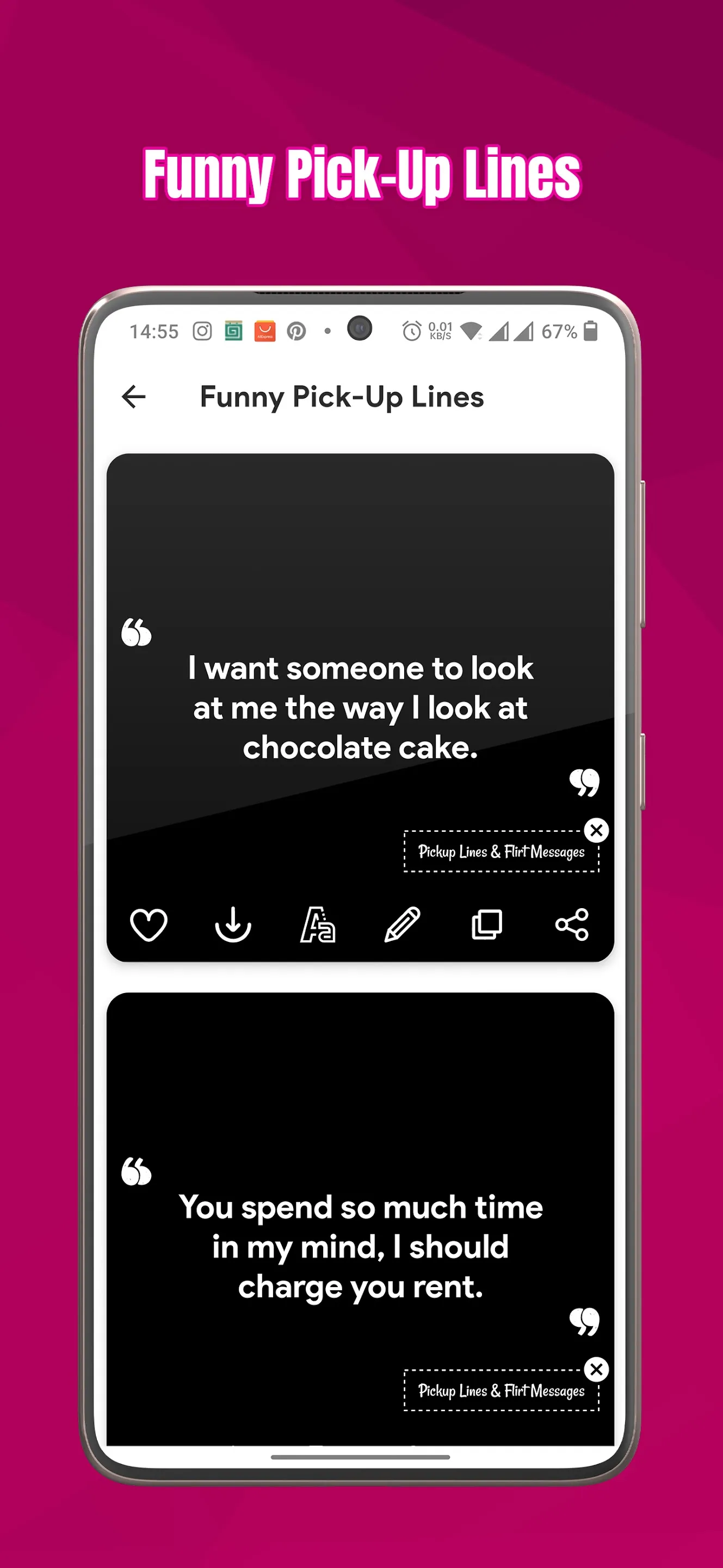 Pickup Lines - Flirt Messages | Indus Appstore | Screenshot