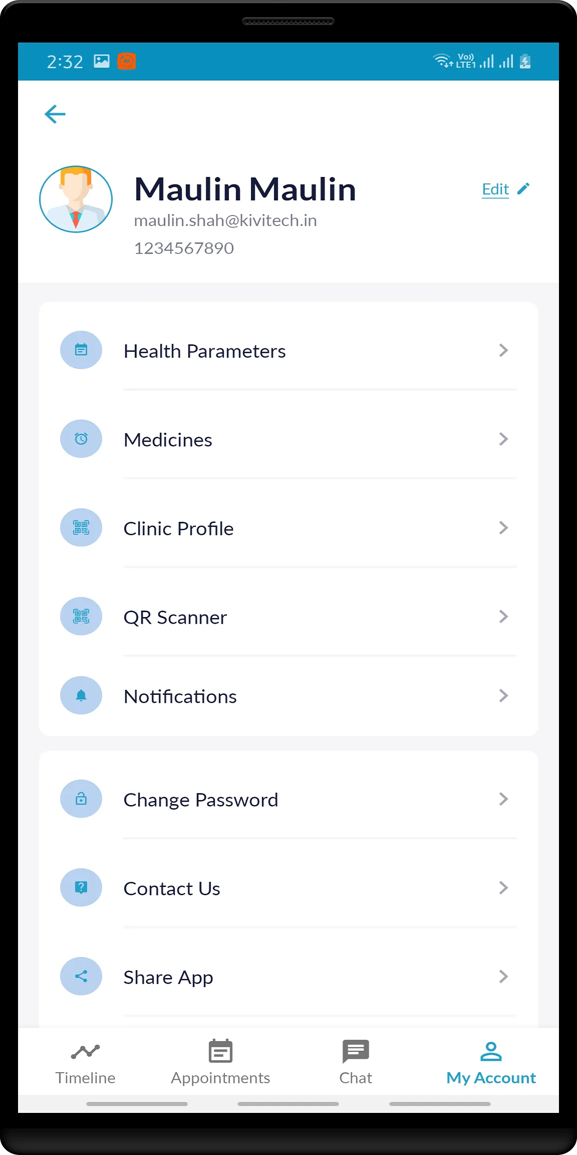 KiViHealth - For Patients | Indus Appstore | Screenshot