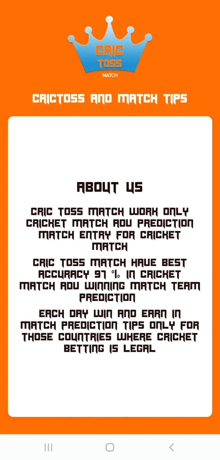 CricToss & Match Tips | Indus Appstore | Screenshot