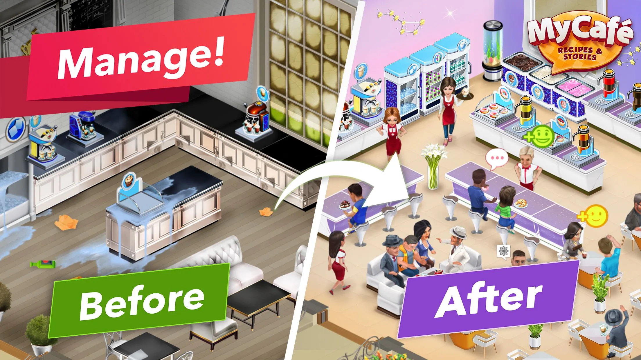 My Cafe — Restaurant Game | Indus Appstore | Screenshot