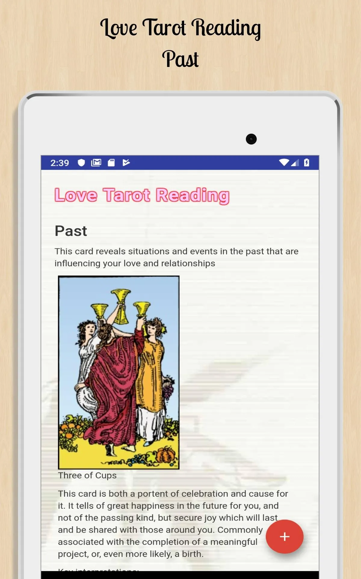 Love Tarot | Indus Appstore | Screenshot