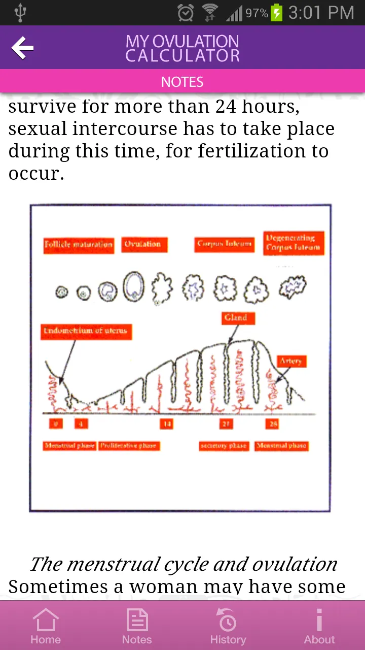 My Ovulation Calculator | Indus Appstore | Screenshot