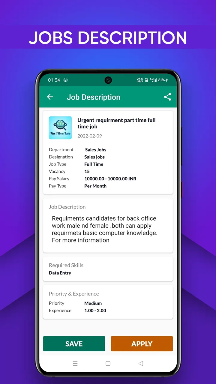 Part Time Job : Work at Home | Indus Appstore | Screenshot