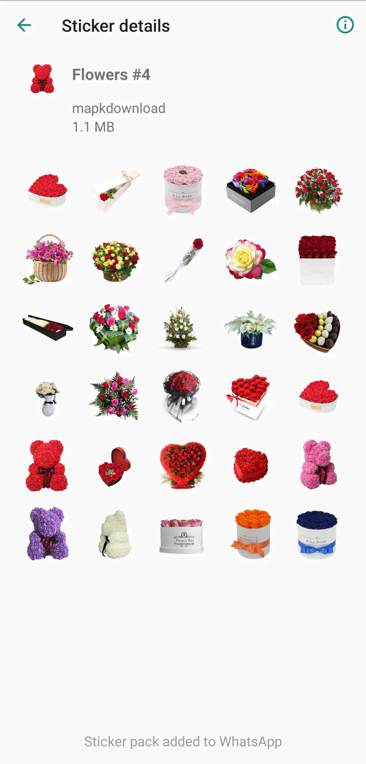 WASticker Flowers Stickers | Indus Appstore | Screenshot