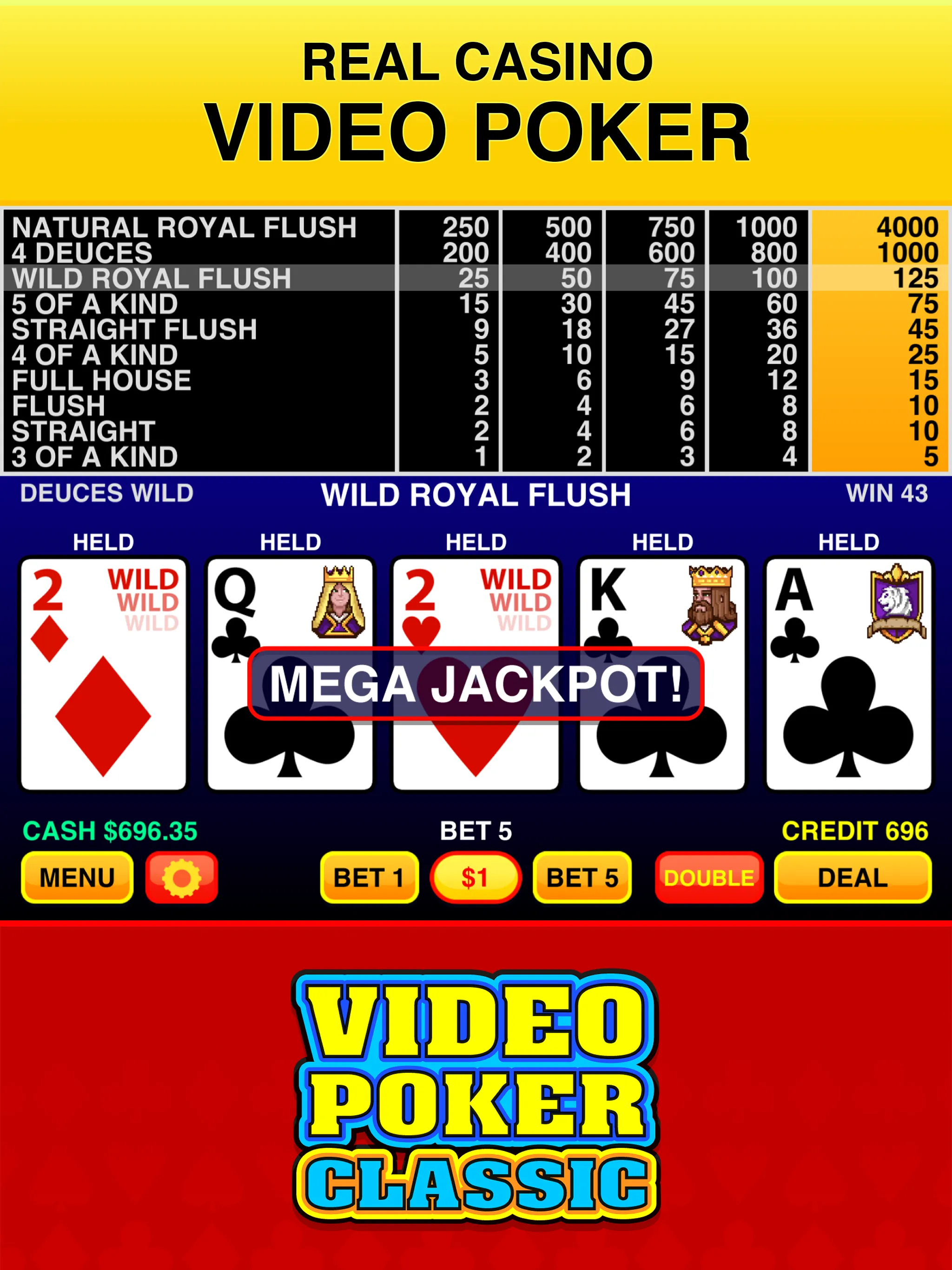 Video Poker Classic ® | Indus Appstore | Screenshot